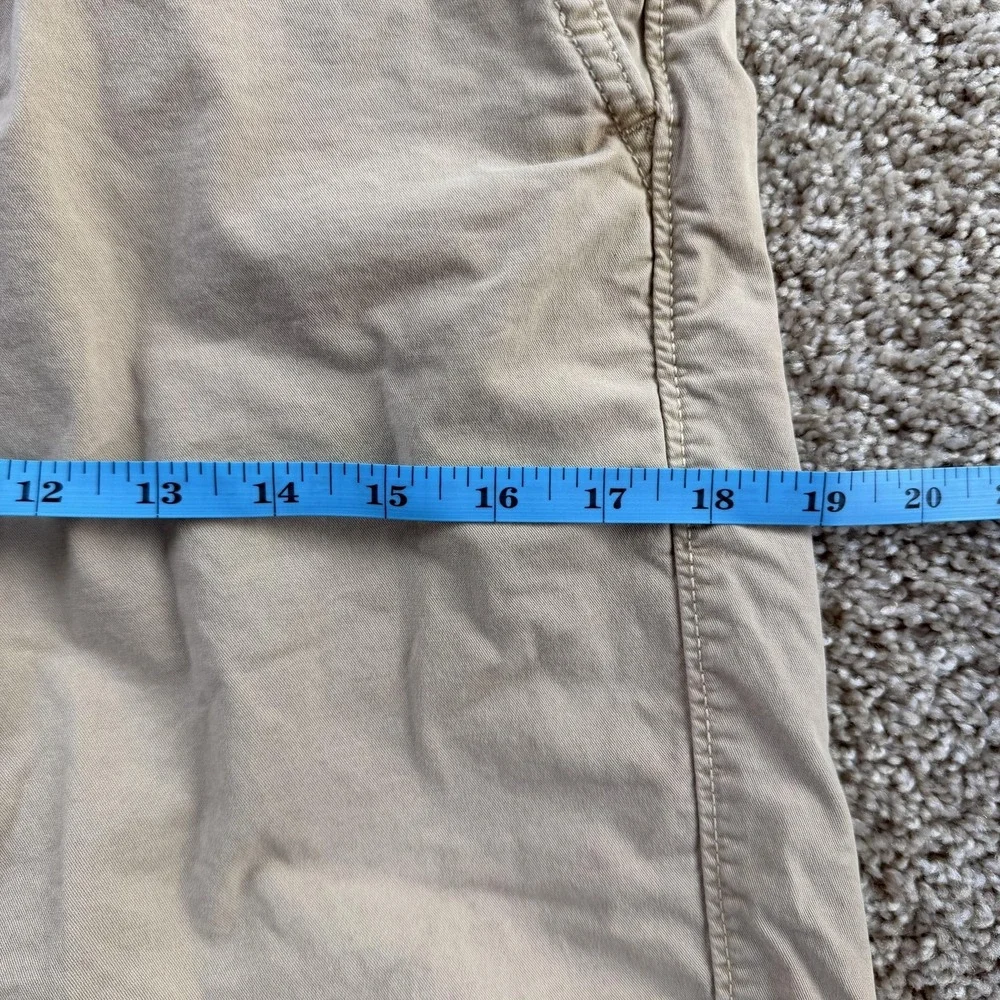 American Eagle Outfitters Chino Shorts Mens 30 Beige Extreme Flex Slim Fit